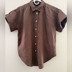 J.crew Relaxed-fit short-sleeve Baird McNutt Irish 100% LINEN shirt